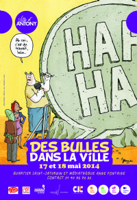 Festival de BD - Des Bulles dans la Ville. Du 14 au 18 mai 2014 à ANTONY. Hauts-de-Seine. 